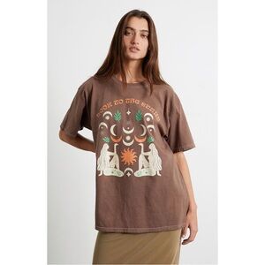 Pacsun Golden Hour Look To The Stars Oversized T Shirt Size L/XL